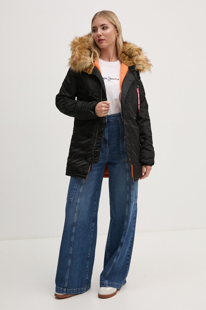 Bunda Alpha Industries N-3B VF 59 Wmn 113007 černá AW24