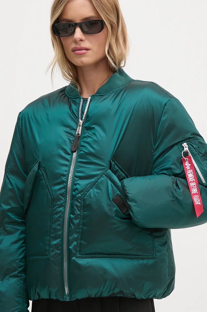 Oblečení Bunda Alpha Industries 148004 tyrkysová