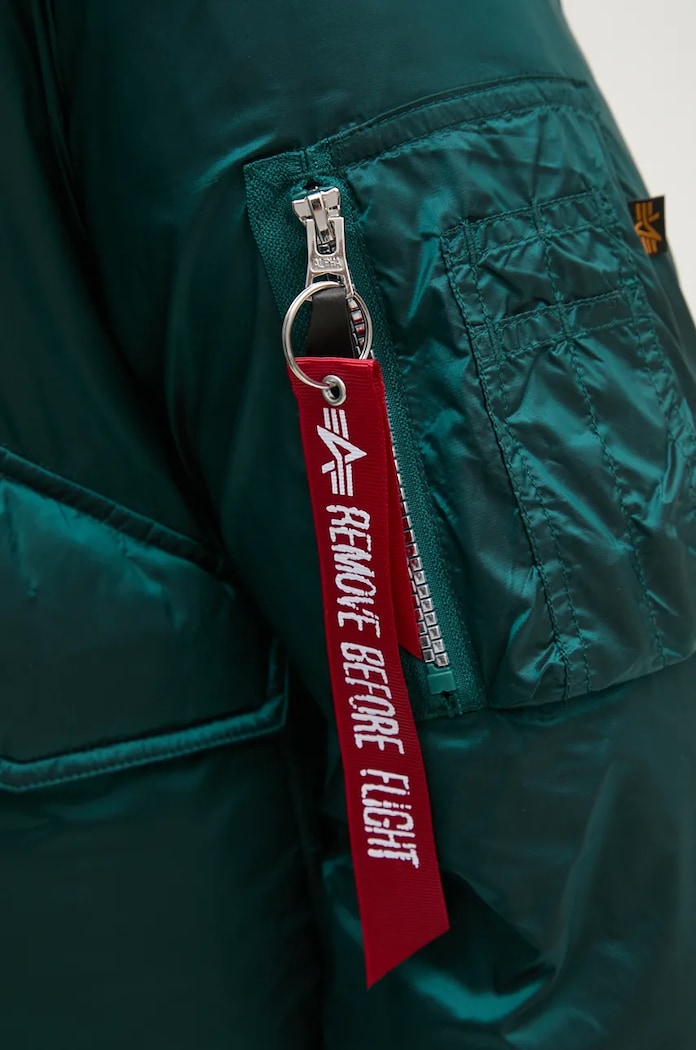 Bunda Alpha Industries 148004 tyrkysová