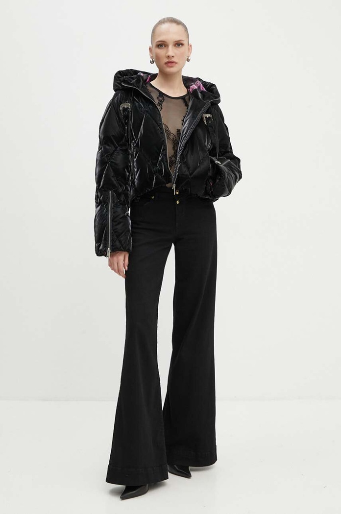 Páperová bunda Versace Jeans Couture 77HAUD14.CQ05D čierna AW24