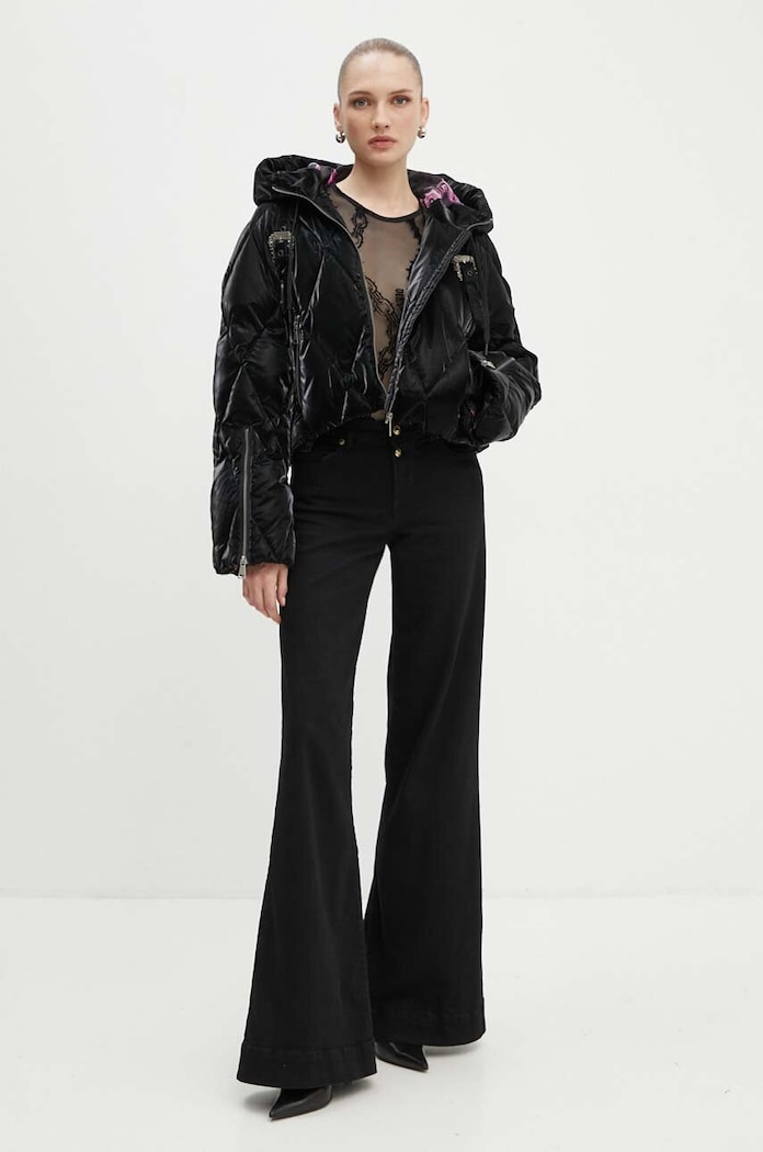 Páperová bunda Versace Jeans Couture 77HAUD14.CQ05D čierna AW24