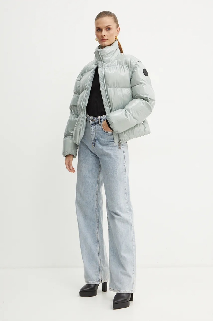 Bunda Patrizia Pepe 2O0150.A488 šedá AW24