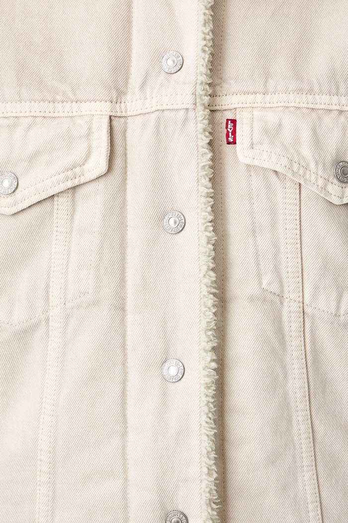 Levi's jeans jakna ženska denim 90S SHERPA A4435 bež