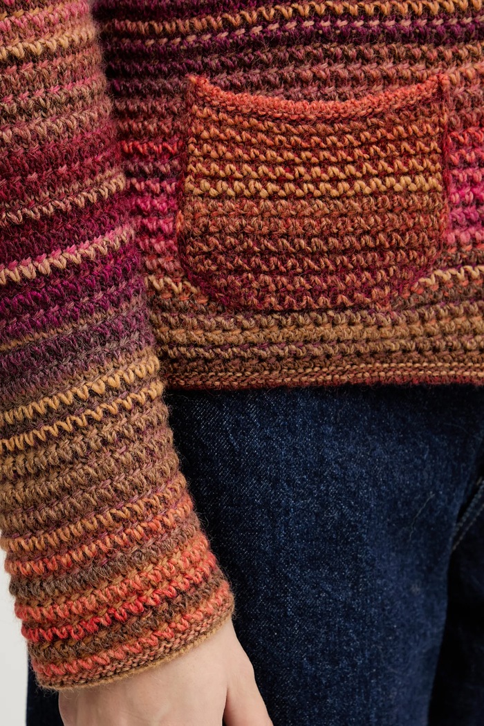 United Colors of Benetton kardigan z dodatkiem wełny 105CD6880 pomarańczowy