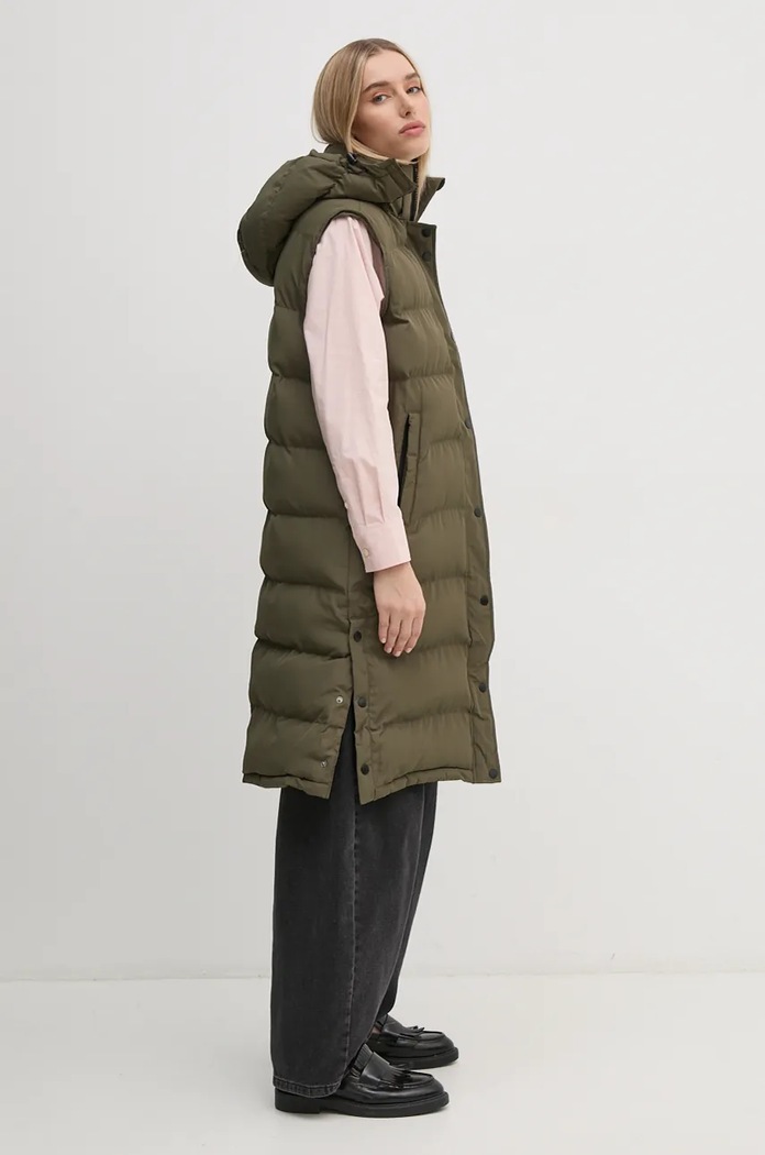 Елек Pepe Jeans BIBI VEST с изолация зелен PL402439