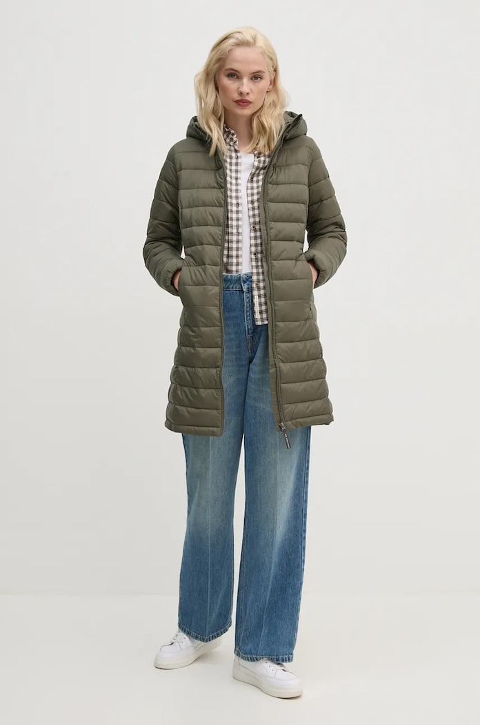 Pepe Jeans Kurtka AMMY LONG PL402442 zielony AW24