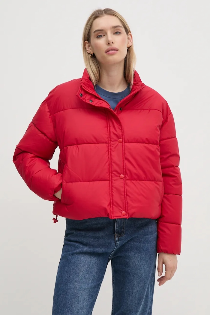 Jakna Pepe Jeans CARLEY Planet friendly crvena PL402453