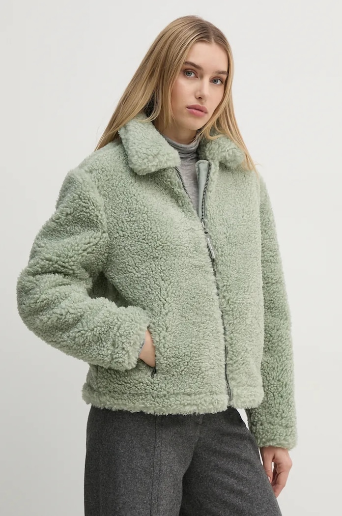 Bunda Pepe Jeans CHARLIE zateplené zelená PL402463