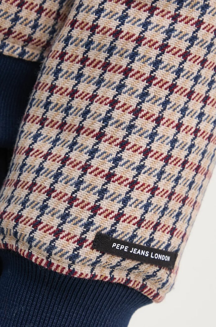 Pepe Jeans kurtka z domieszką wełny BRIDGET PL402466 beżowy