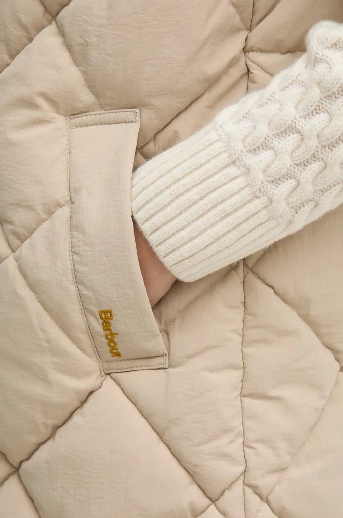 Barbour bezrękawnik Leverton Puffer Gilet LGI0171 beżowy
