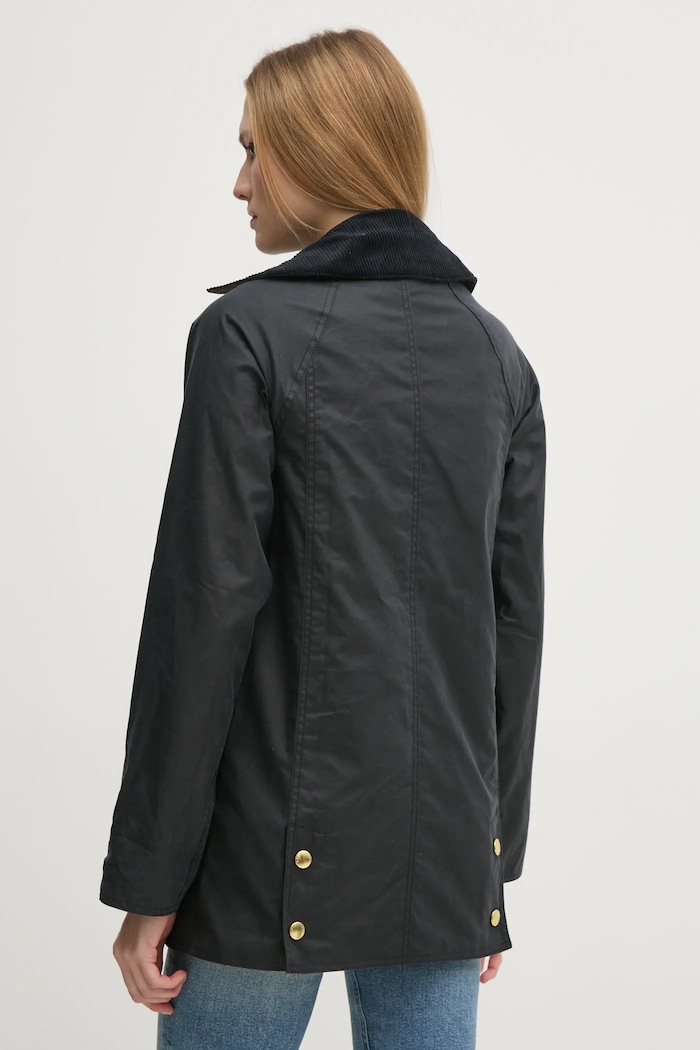Odzież Barbour BEADNELL parka damska z bawełną LWX1402 granatowy