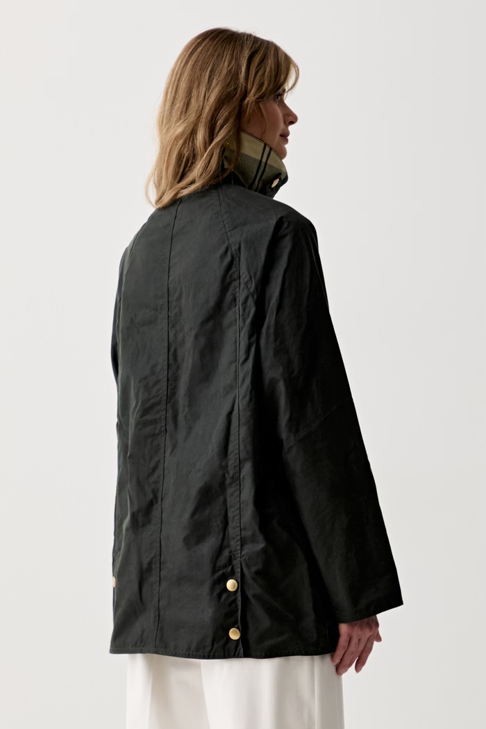 Clothing Barbour BEADNELL parka jacket Women's with cotton LWX1402 green