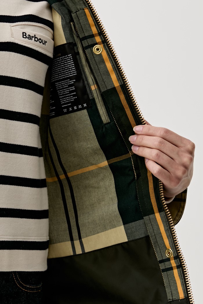 Barbour parka da donna con cotone BEADNELL LWX1402