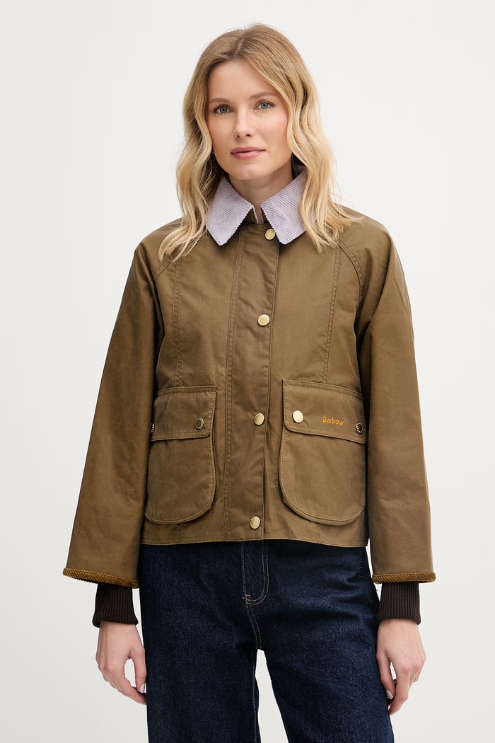 Barbour BEADNELL giacca da donna in cotone marrone LWX1403