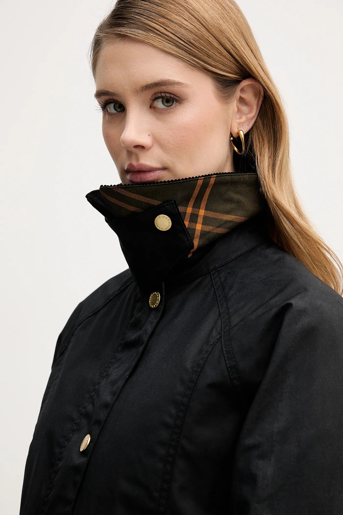 Barbour дамско яке от памук BEADNELL черен LWX1403