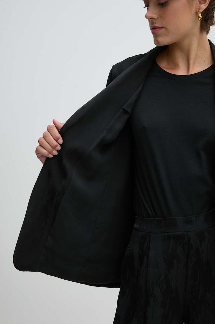 Sisley Blazer με μείγμα λινών Sisley 23MELW02A
