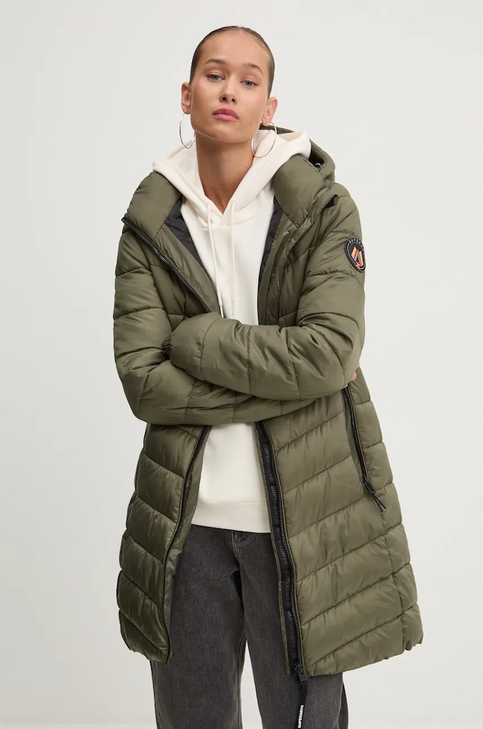 Superdry kurtka pozostałe zielony W5011719A.8MI