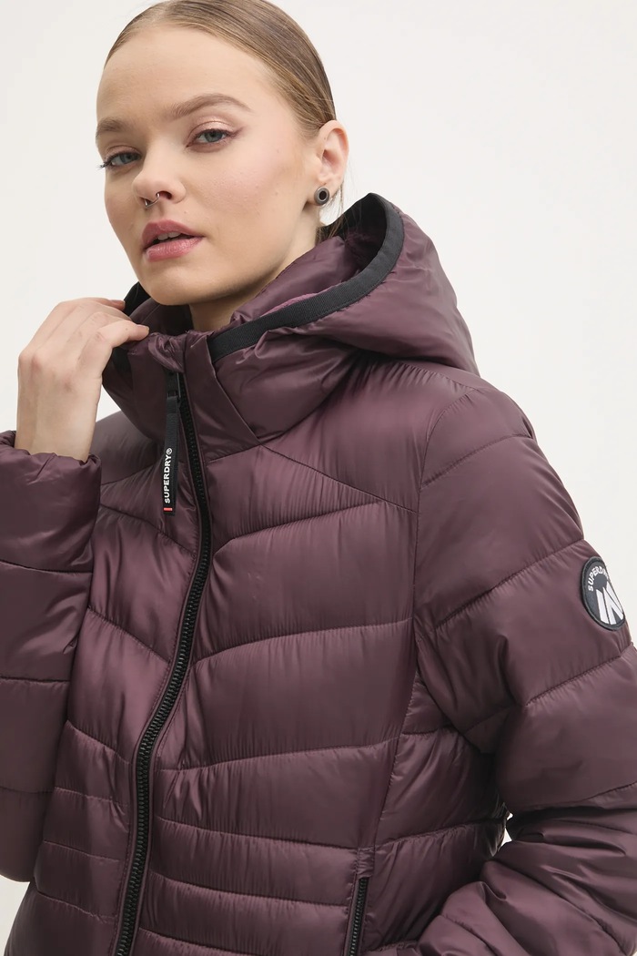 Jakna Superdry vijolična W5011724A.C4J