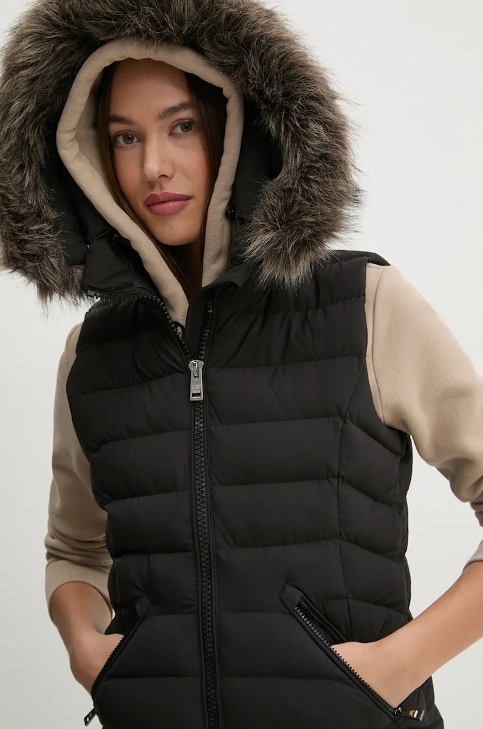 Superdry bezrękawnik czarny W5011753A.02A