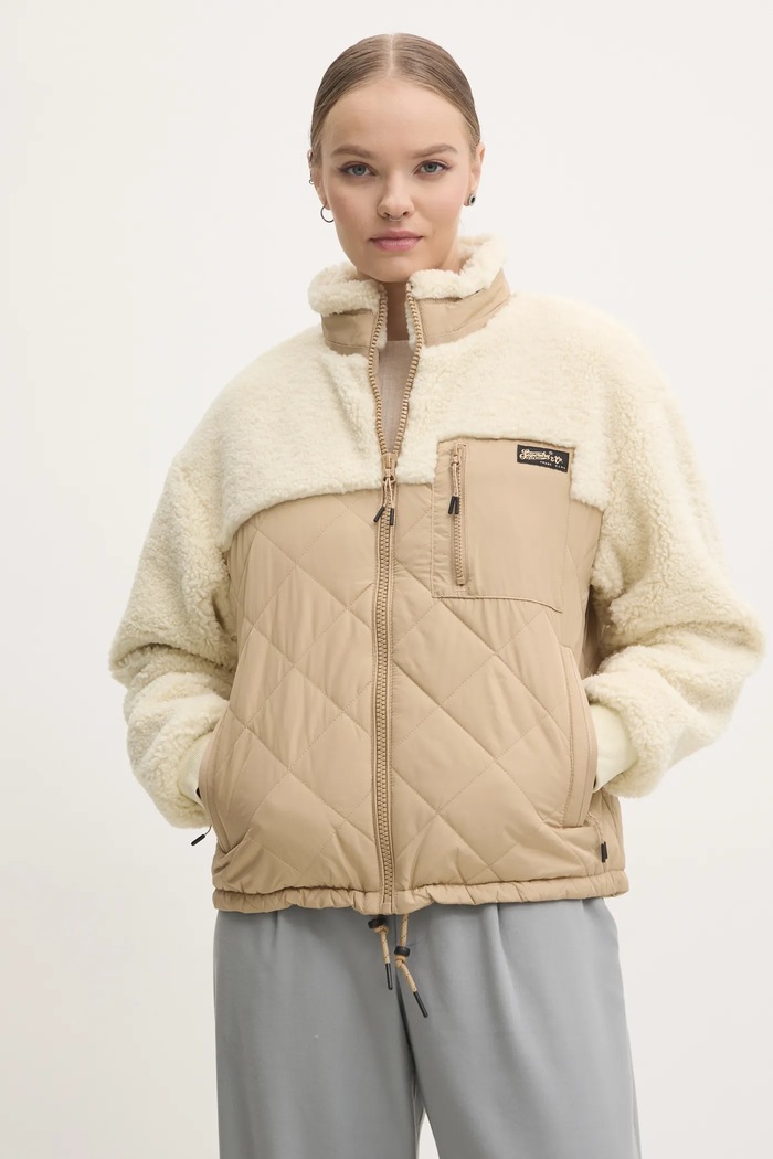 Bunda Superdry přechodné béžová W5011771A.DM2