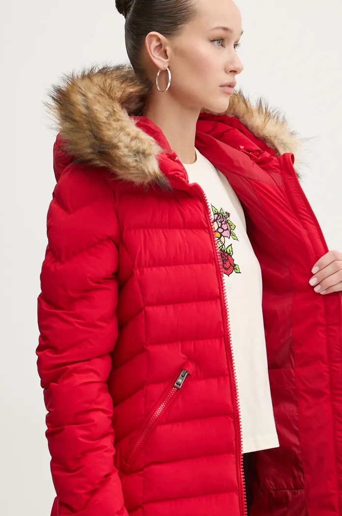 Superdry rövid kabát W5011789A.32I piros