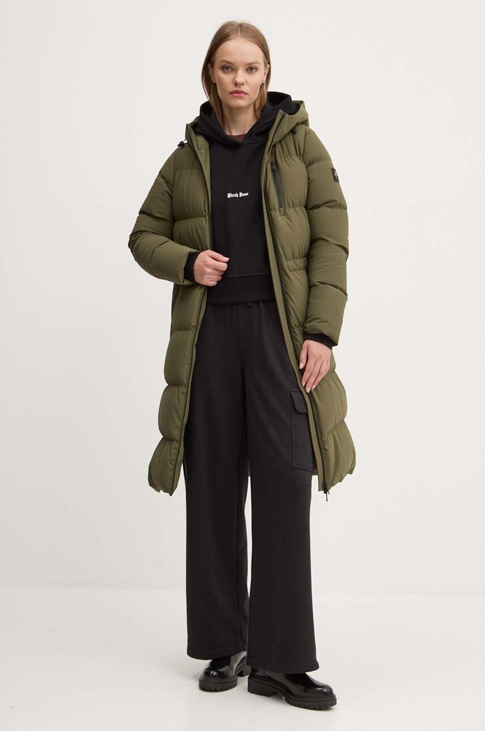 Páperová bunda MOOSE KNUCKLES M34LP226 zelená AW24