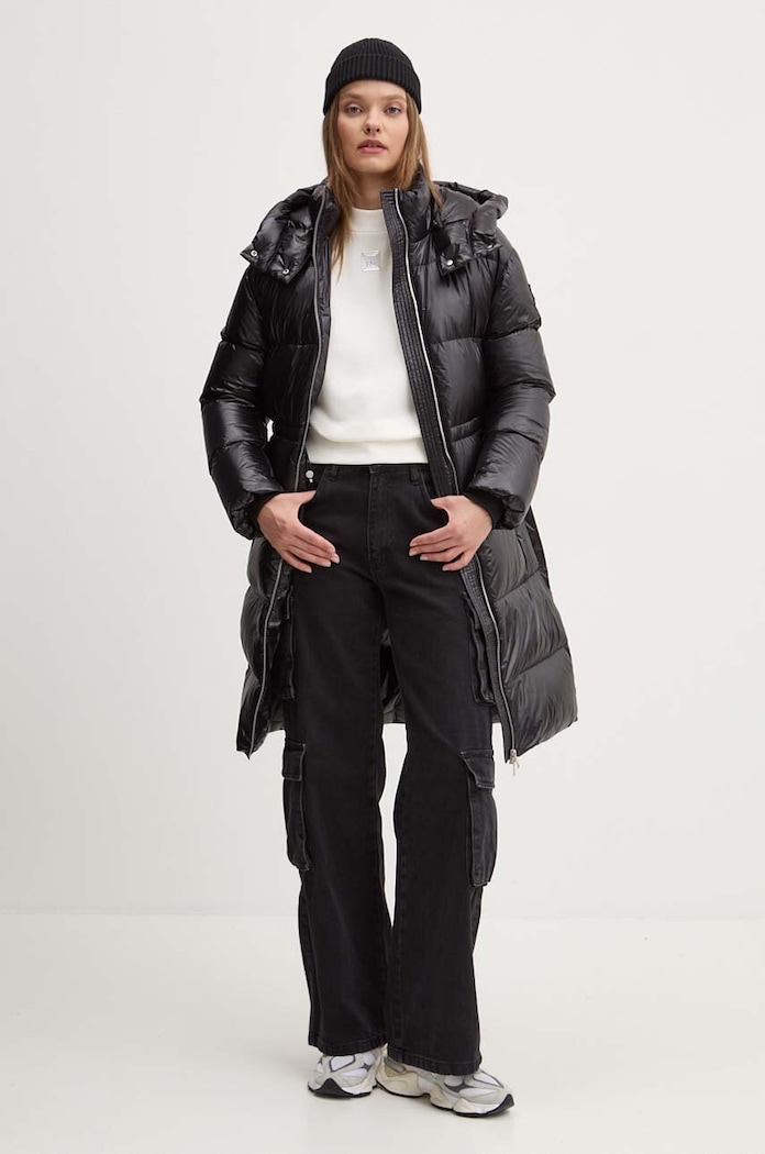 Péřová bunda MOOSE KNUCKLES Juniper M34LP218 černá AW24
