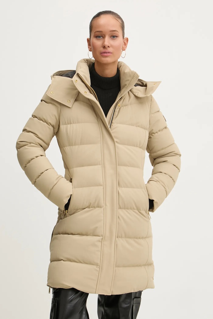 Péřová bunda MOOSE KNUCKLES béžová M34LP228GS