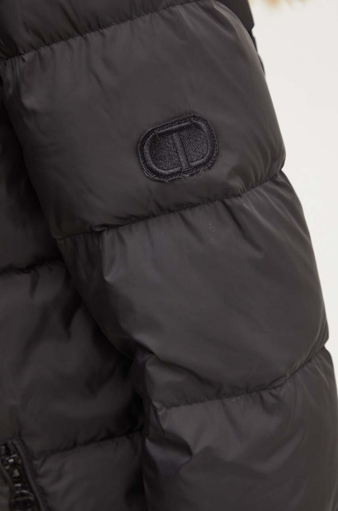 Péřová bunda Twinset 242TP2184 černá