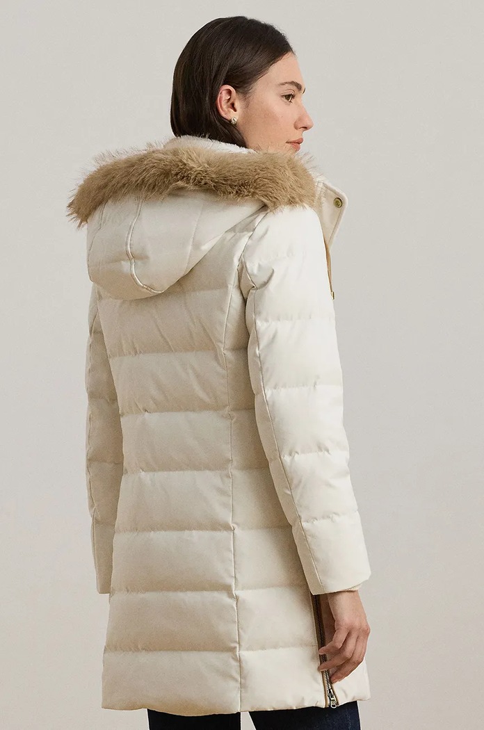 Lauren Ralph Lauren kurtka puchowa 297957509 beżowy AW25