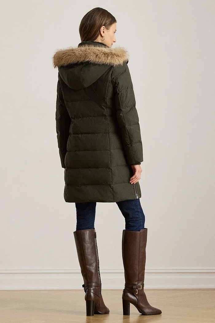 Lauren Ralph Lauren kurtka puchowa damska 297957509 zielony AW25