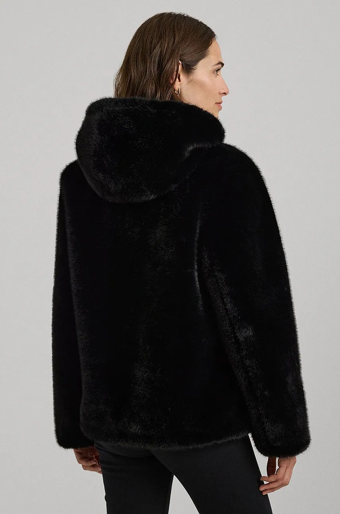 Oboustranná bunda Lauren Ralph Lauren 297957520 černá AW24