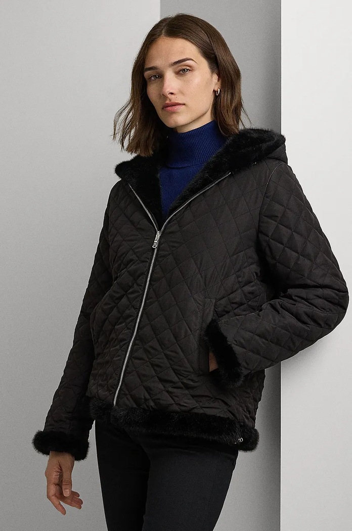 Oboustranná bunda Lauren Ralph Lauren 297957520 černá
