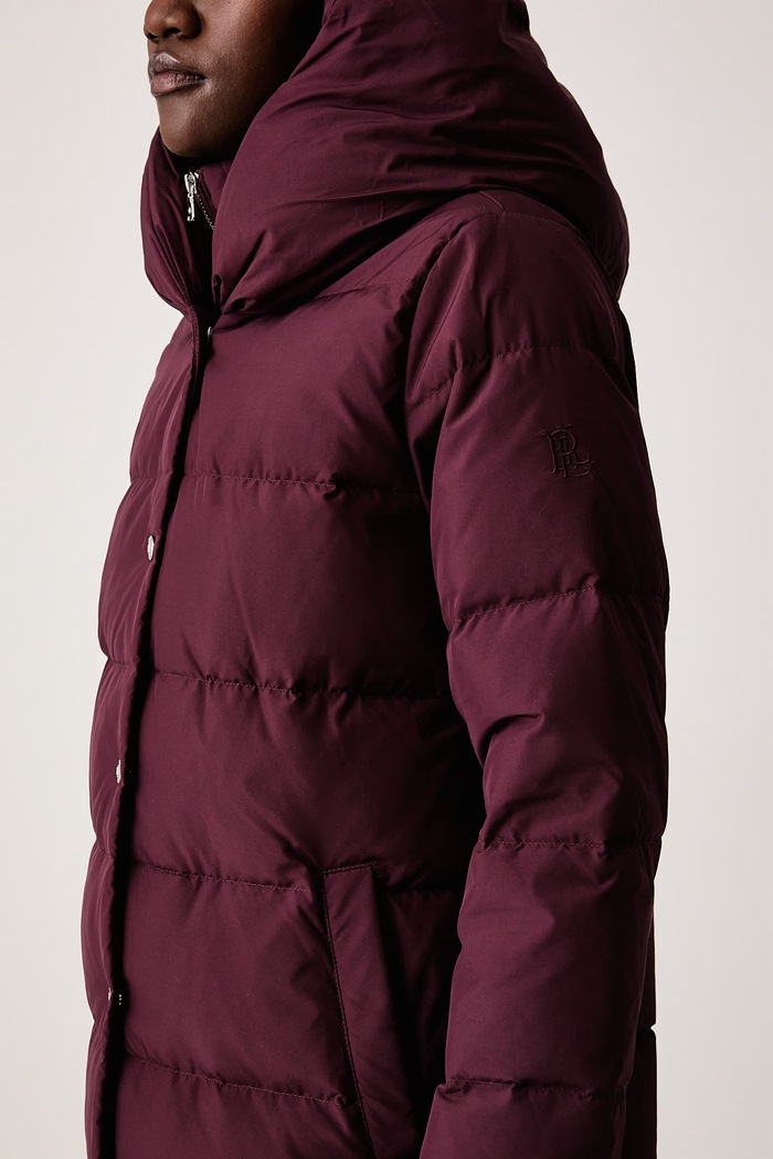 Odzież Lauren Ralph Lauren Kurtka pikowana damska 297962420 bordowy