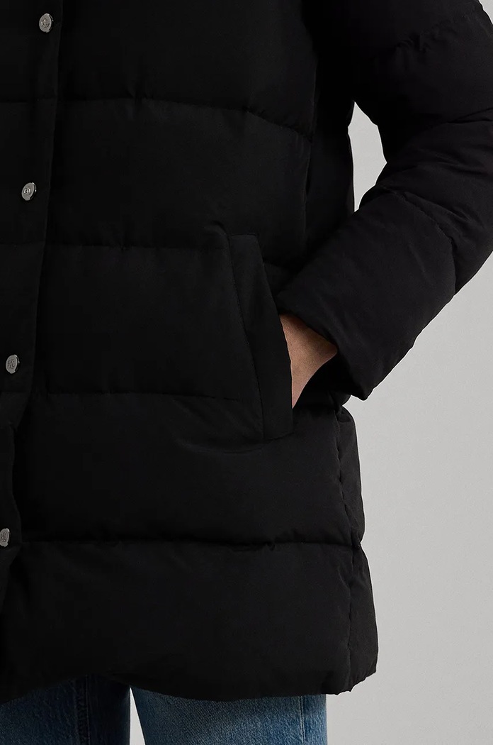 Μπουφάν με επένδυση από πούπουλα Lauren Ralph Lauren 297962420 μαύρο