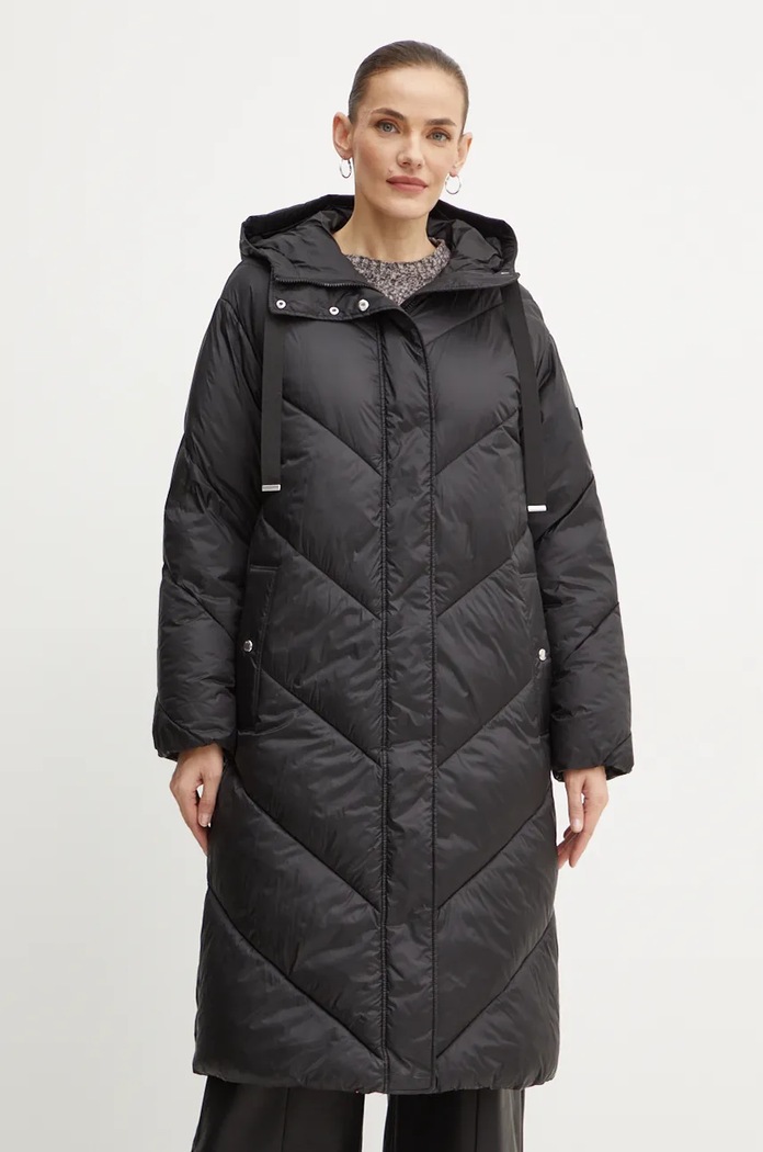 Bunda Boss Orange oversize čierna 50524024