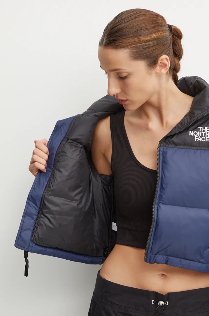 Péřová bunda The North Face Nuptse Short Jacket NF0A5GGE92A1