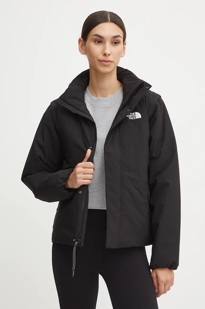 Яке The North Face Padded 2 in 1 Conv Jacket лека изолация черен NF0A89GXJK31