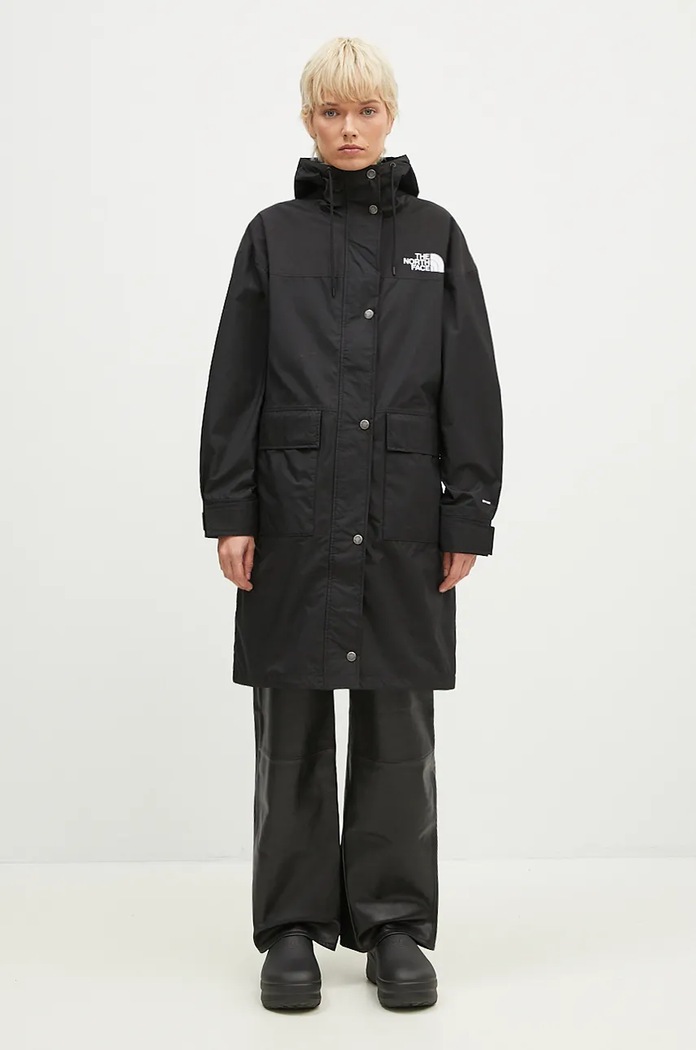 The North Face giacca impermeabile Reign on Park non isolato nero NF0A8BCJJK31