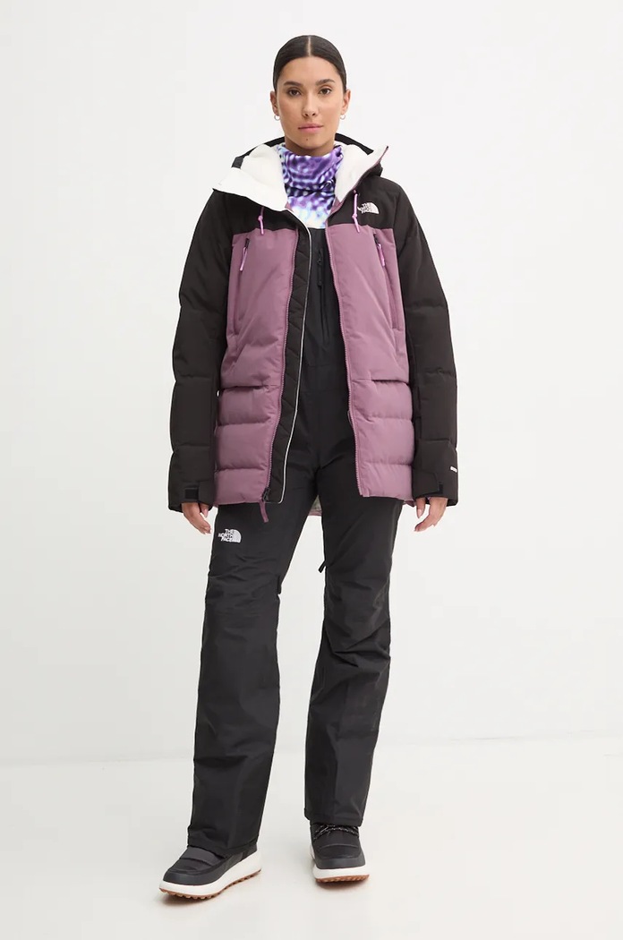 The North Face kurtka puchowa Pallie NF0A3M178O01 różowy AW24