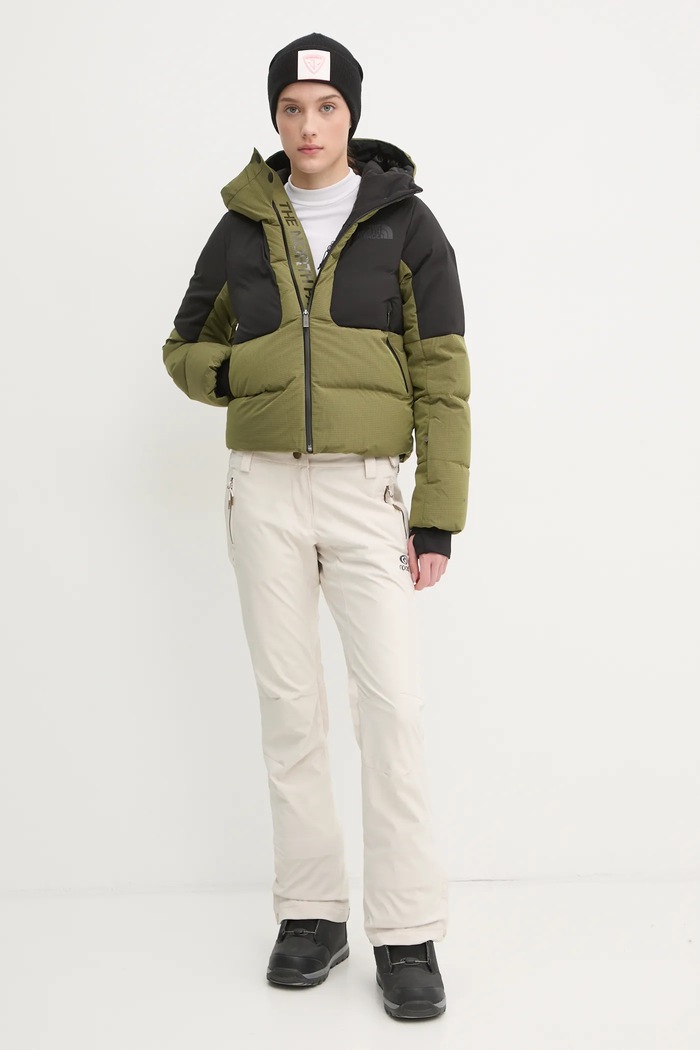 Пухено яке за ски The North Face Cold Spell NF0A87WTPIB1 зелен AW24
