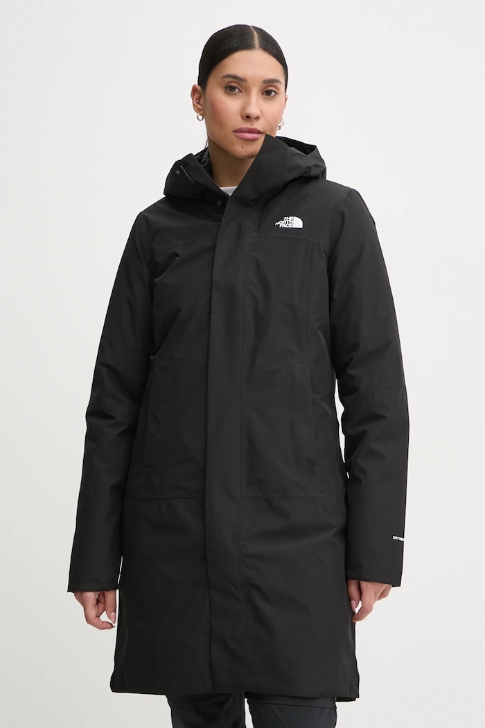 Sportska pernata jakna The North Face Suzanne Triclimate 2.0 Planet friendly crna NF0A89JMJK31
