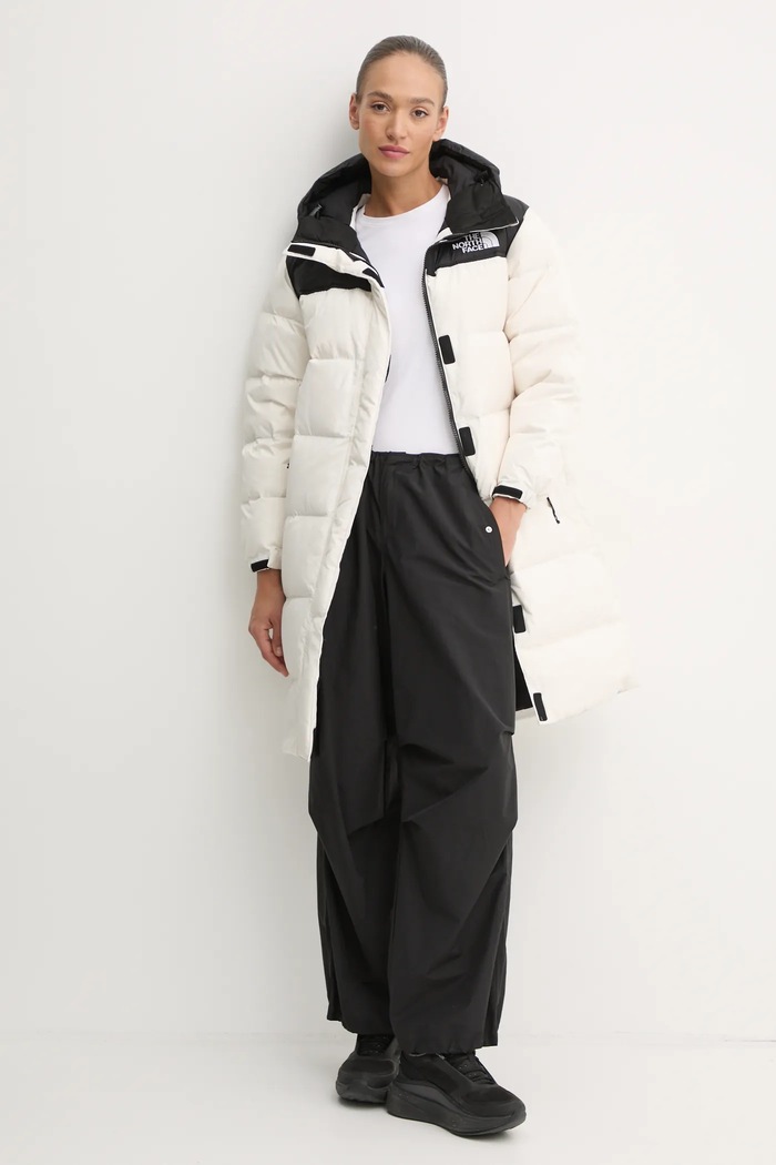 Páperová bunda The North Face Nuptse NF0A832KROU1 béžová AW24