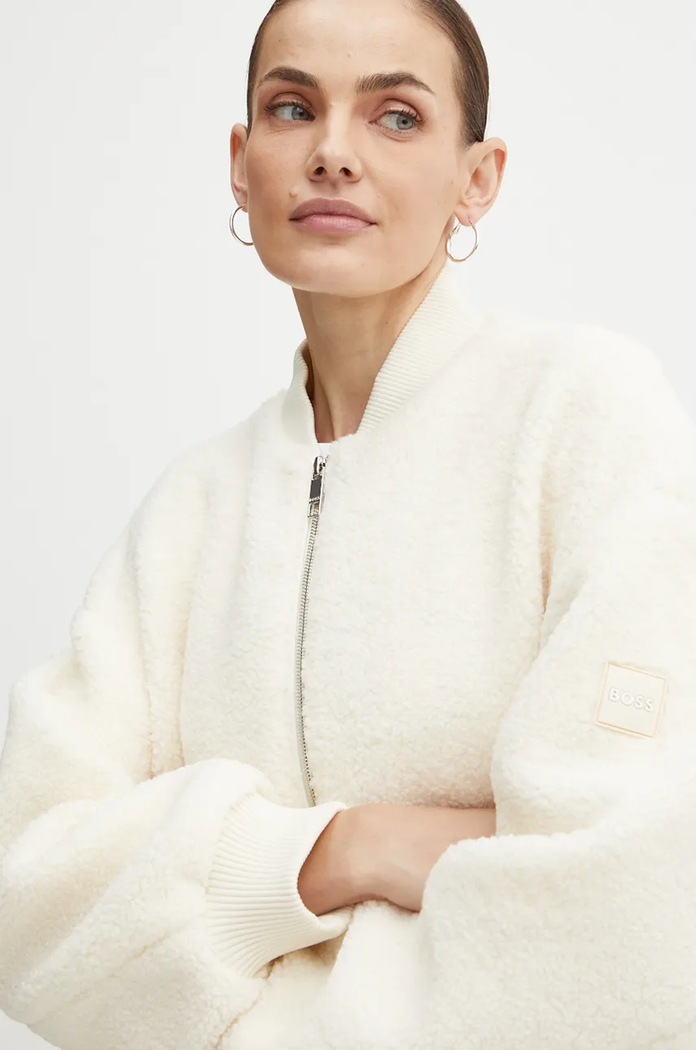 BOSS bluza polarowa beżowy 50524461