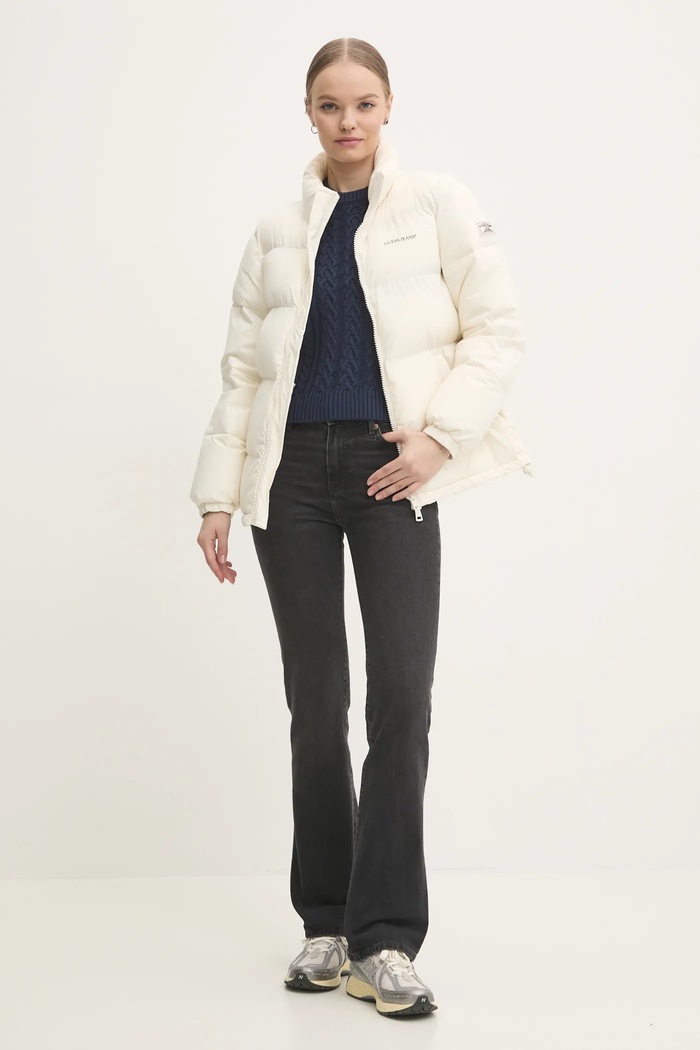 Яке Guess Jeans W4BL21.WGII2 бежов AW25