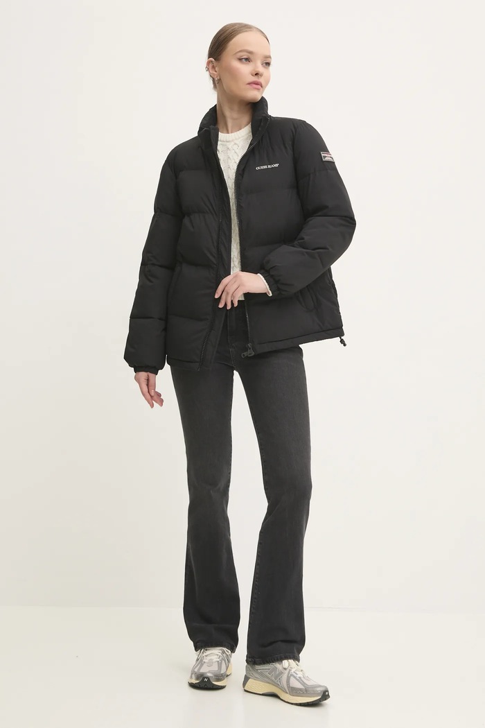 Jakna Guess Jeans W4BL21.WGII2 crna AW25