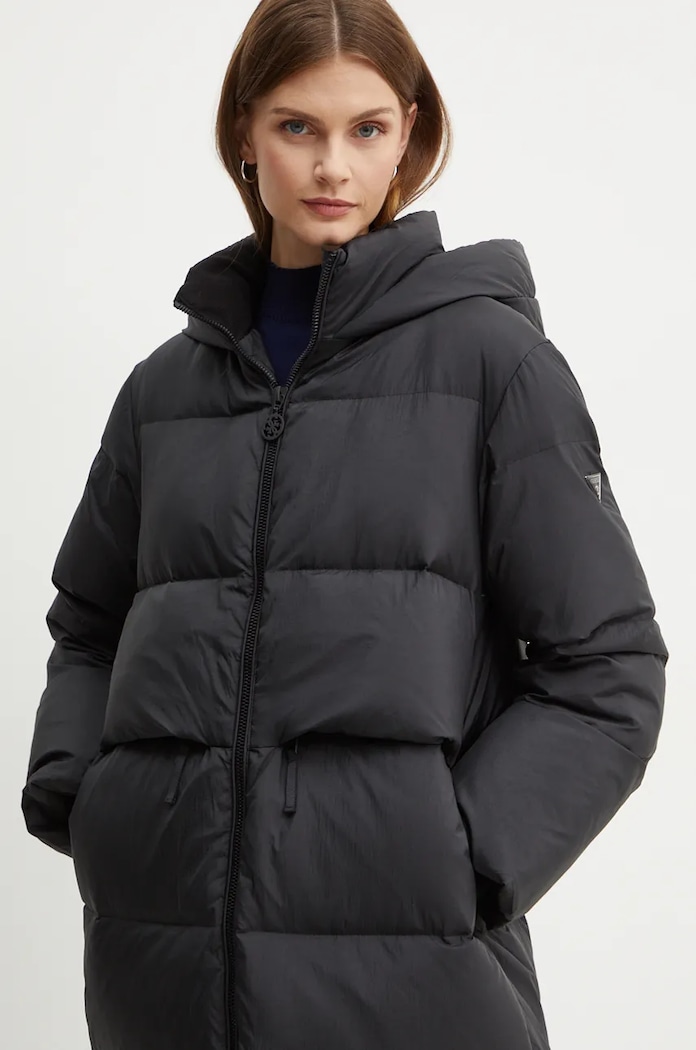 Páperová bunda Guess FAUSTINE W4BL0F.WGAE2 čierna AW24