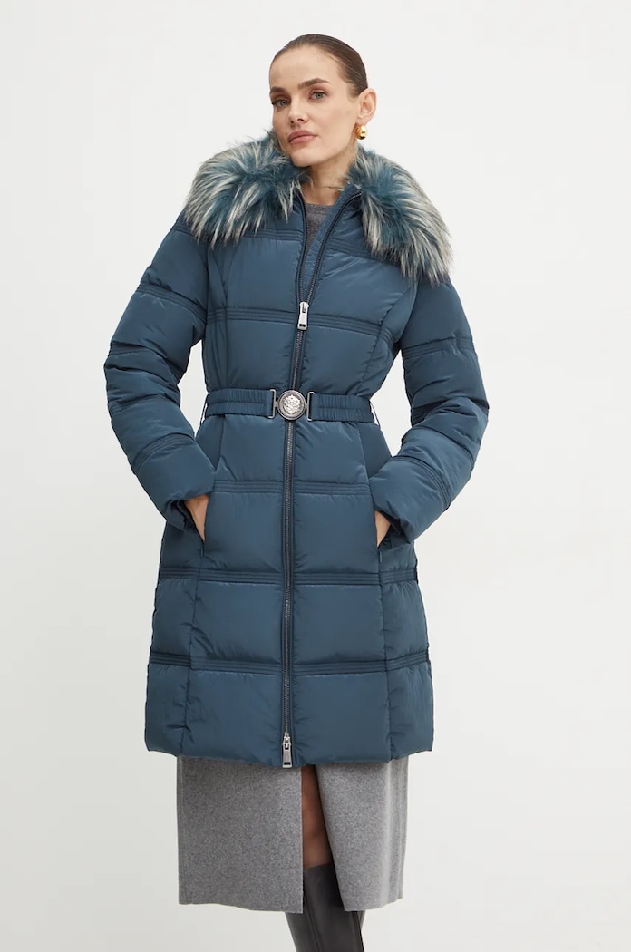 Bunda Guess MARISOL s podšívkou námořnická modř W4BL44.WGK22
