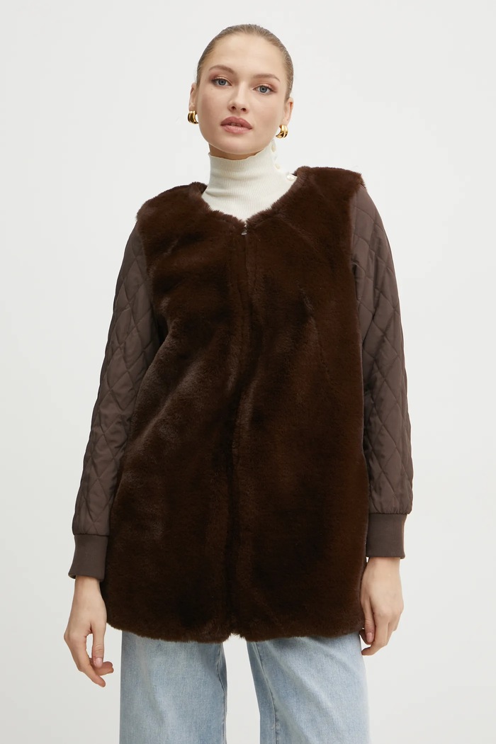 Bunda Guess LUCIE W4BL45.WGK30 hnědá AW24