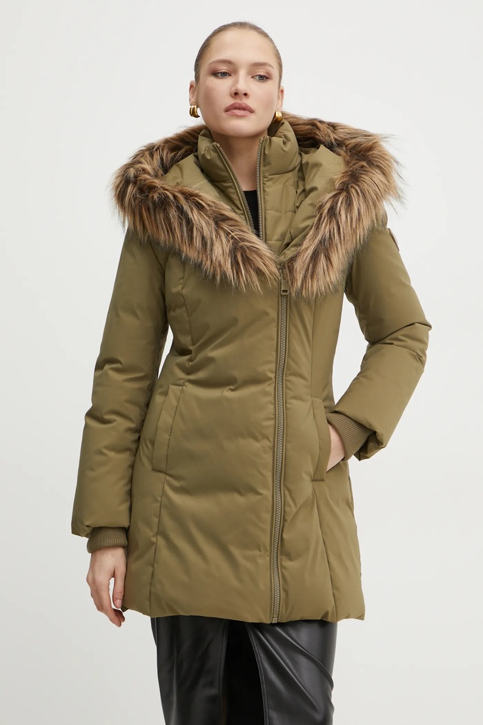 Guess Bunda Guess SYLVIE zelená W4BL59.WG7X2